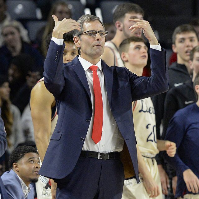 Coach Soucie has been fighting for victories both on the court and off this season
