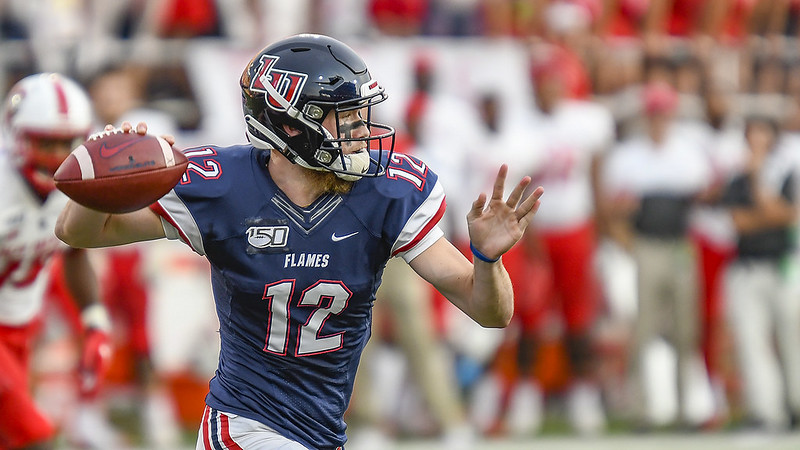 Liberty football depth chart vs Maine