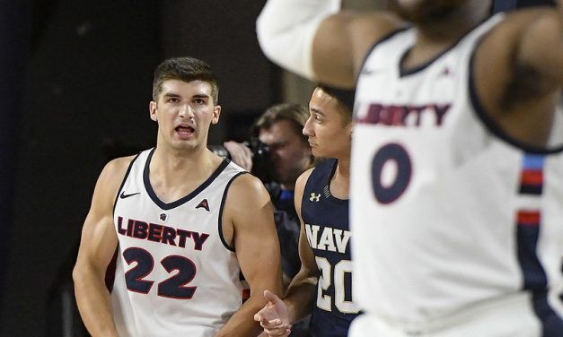 Liberty Men’s Basketball team inches closer to the top 25
