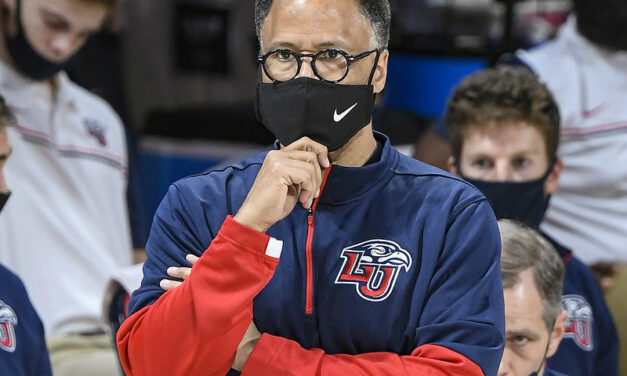 Liberty trying to solve Friday ASUN puzzle