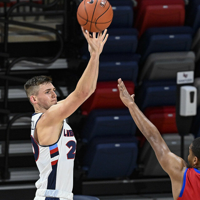 Keegan McDowell has been “unexpected blessing” for Liberty basketball