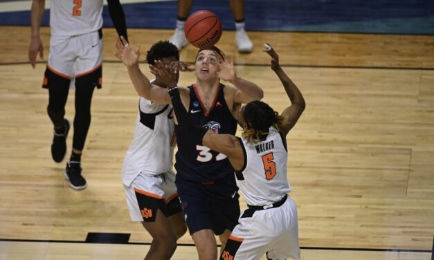 Liberty’s season comes to an end with loss to Oklahoma State in NCAA Tournament First Round