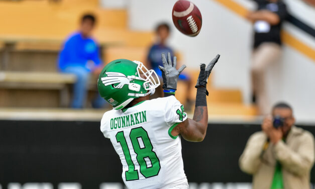 Liberty picks up a commitment from North Texas transfer WR Austin Ogunmakin