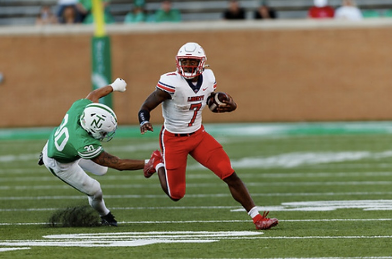 Liberty is able to overcome fist half deficit, Malik Willis injury to defeat North Texas