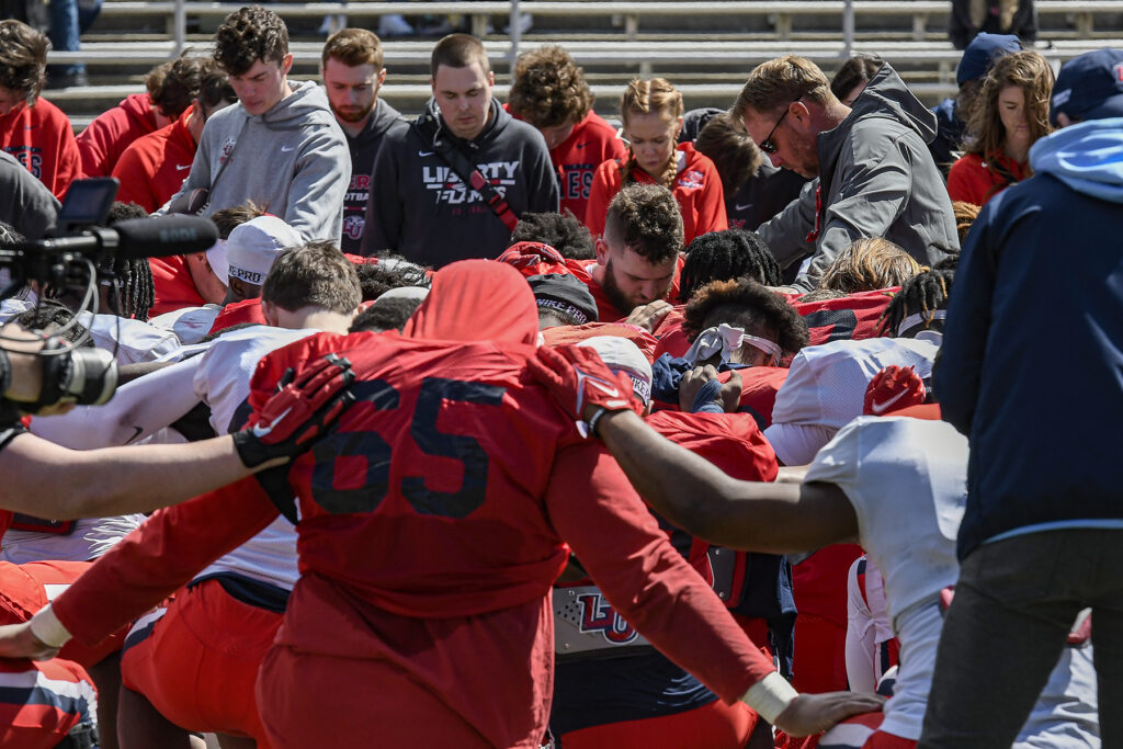 Photo Gallery Liberty Spring Game 2022 A Sea of Red