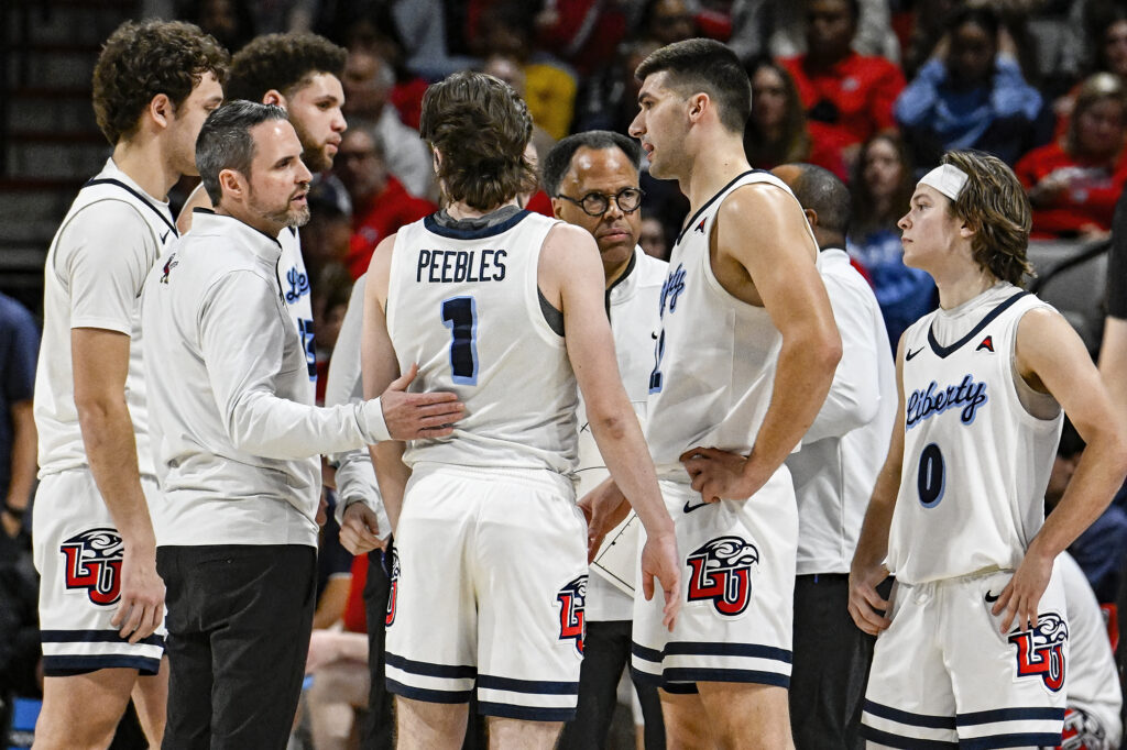 Liberty men’s basketball season photo gallery A Sea of Red
