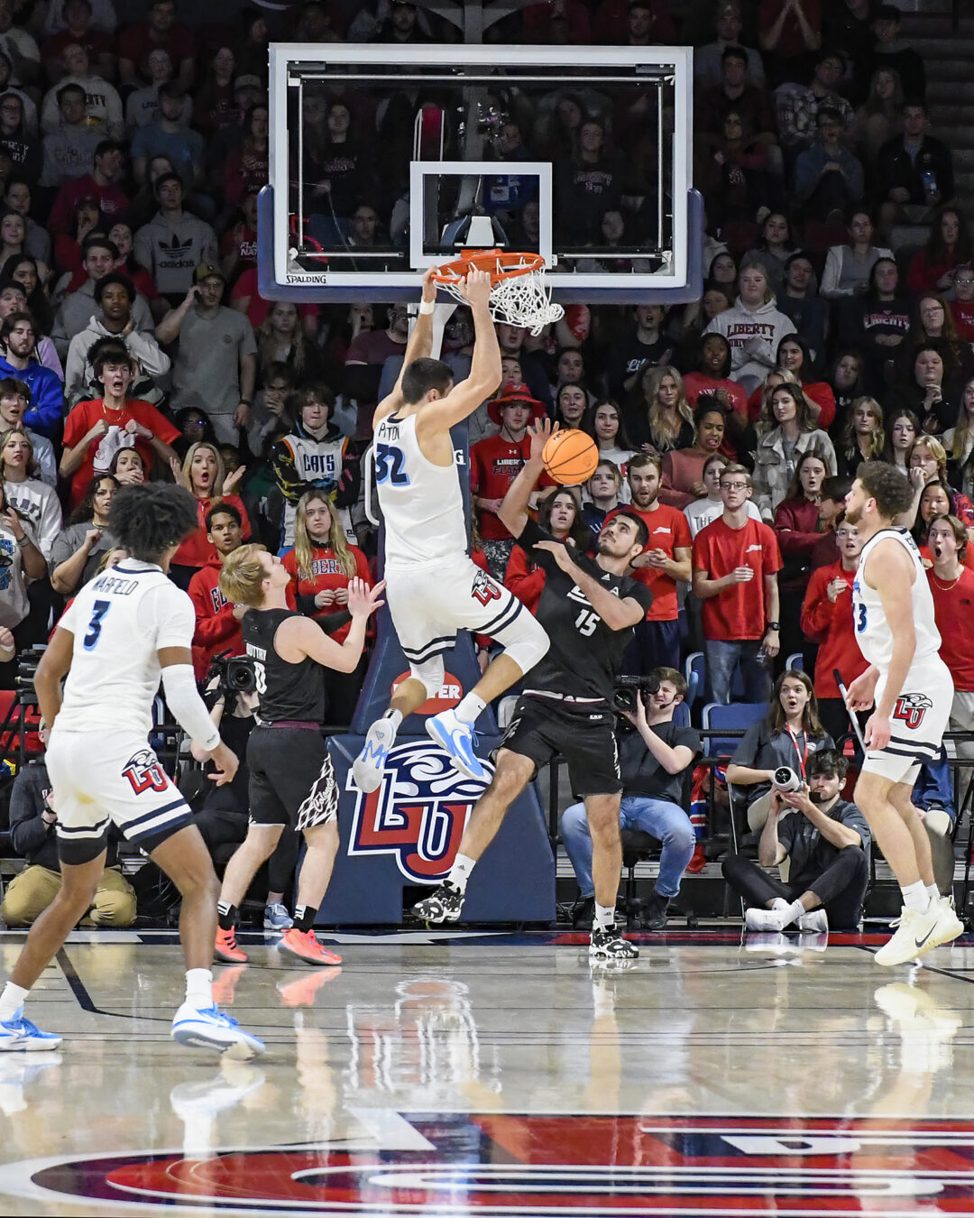 Liberty men’s basketball season photo gallery A Sea of Red