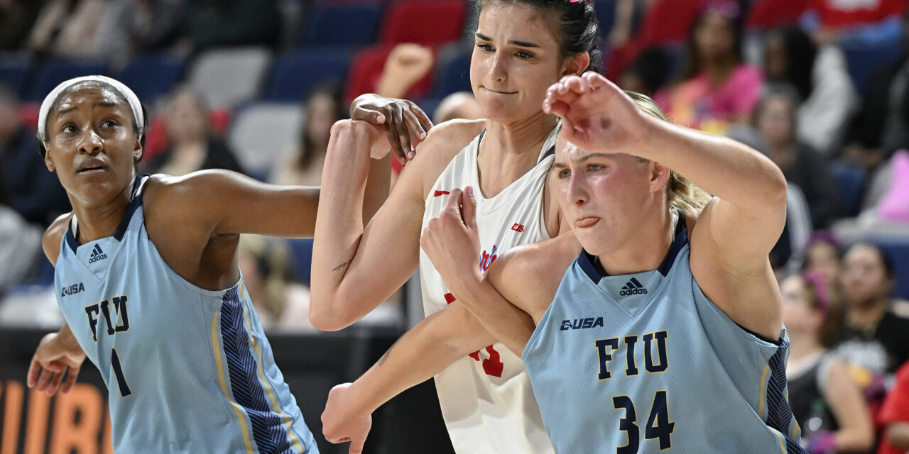 Liberty Lady Flames knock off 2nd place FIU, just 0.5 game back of the Panthers