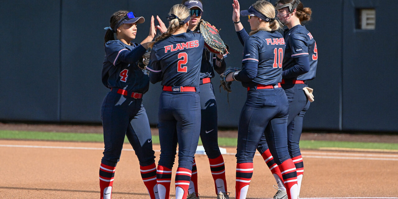 Liberty softball secures series win in battle for first place