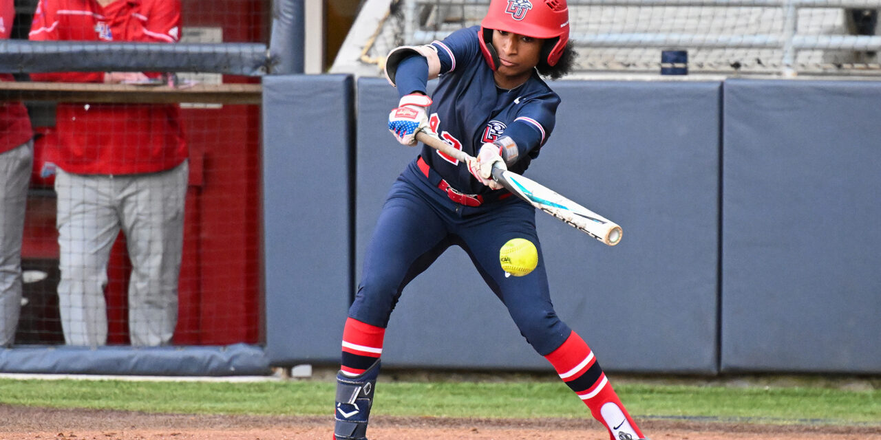 Liberty softball picks up crucial series win in dramatic fashion over New Mexico State