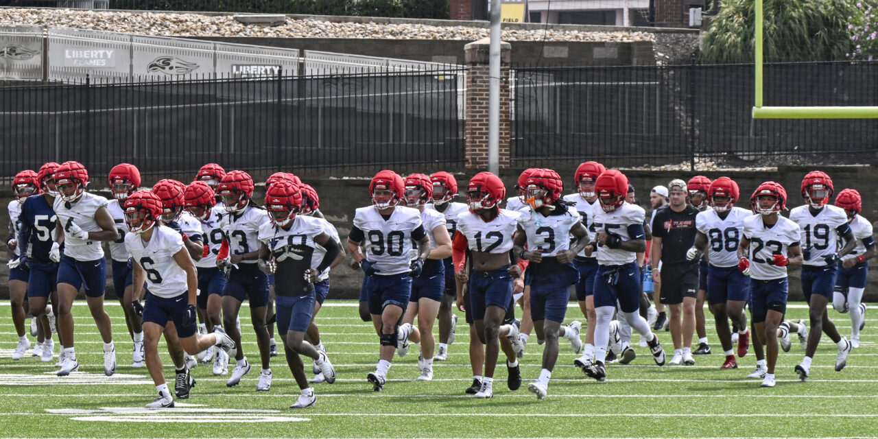 Liberty football unveils roster and updated jersey numbers for spring 2026