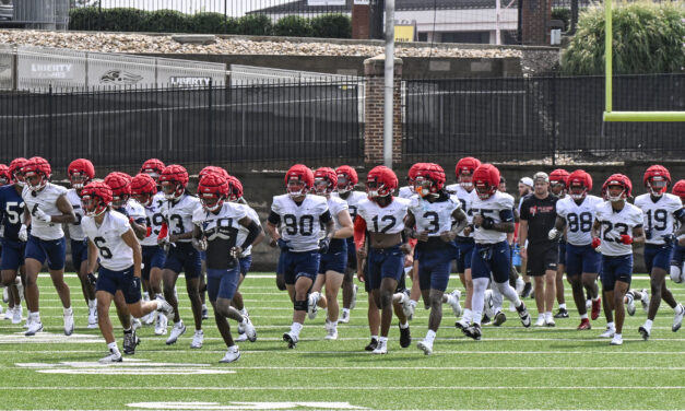 Liberty football unveils roster and updated jersey numbers for spring 2026