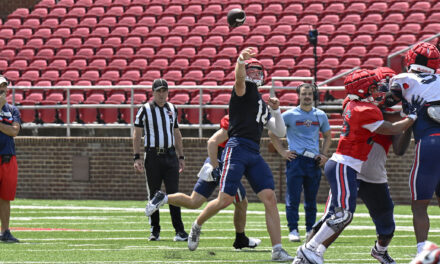 Liberty QBs “competing together” as Spring comes to a close