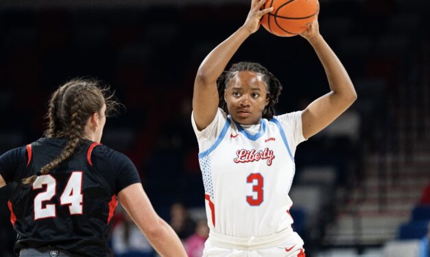Liberty Lights Up the Court in Blowout Win Over UVA Wise