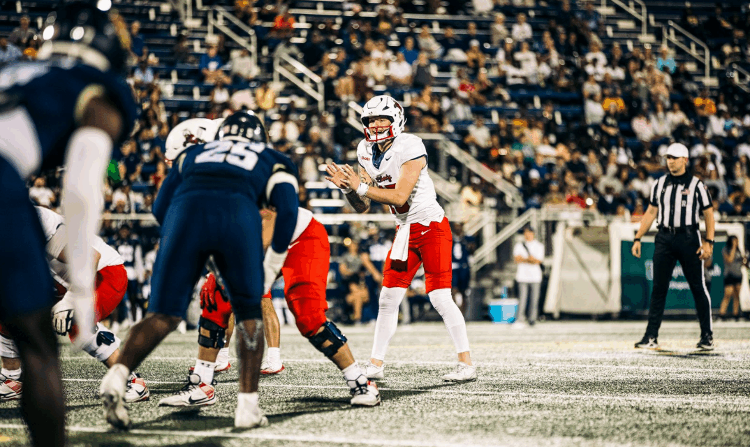 Liberty falters in overtime at FIU, 34-27