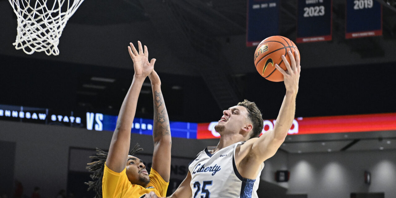 Liberty overcomes Kennesaw rebounding advantage in win Friday night