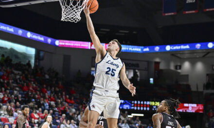 Liberty withstands NMSU 2nd half flurry to win 73-71