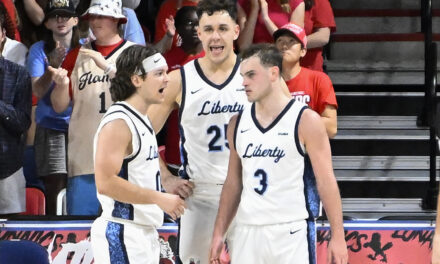 Liberty Post Game Press Conference vs Sam Houston: McKay, Cleveland, Porter, Metheny