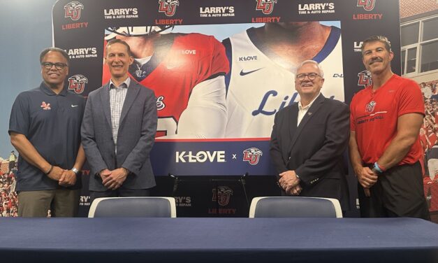 Liberty Athletics inks jersey patch deal with K-Love