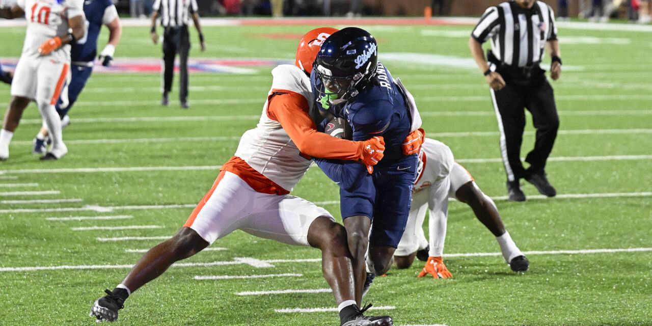 Liberty Pulls Away From Sam Houston, 35-3, for Fifth Straight Win